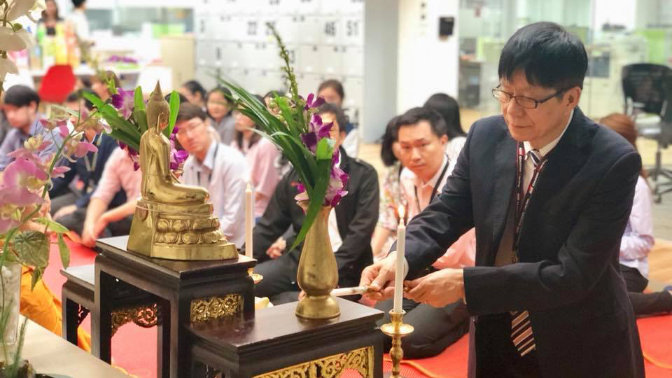 Digital Media Asia Pacific Ltd. held a merit-making ceremony on March 9, 2018.